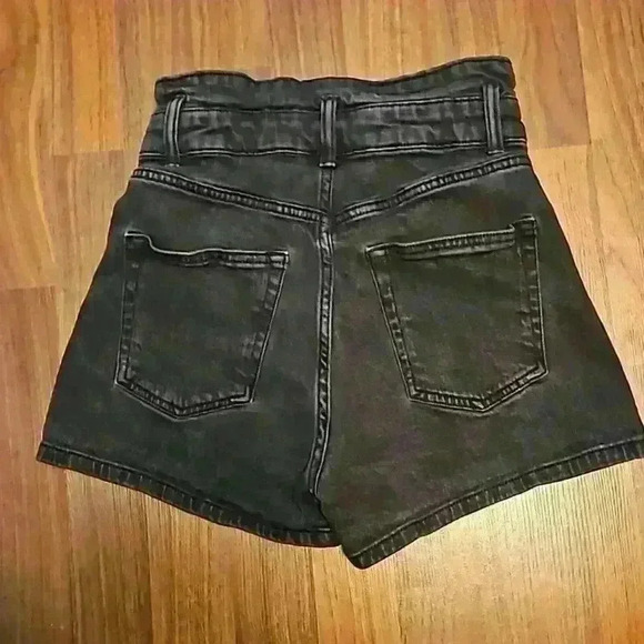 Wild Fable | Highest Rise Shorts | Black Wash Cotton | Size 0 - Picture 6 of 8